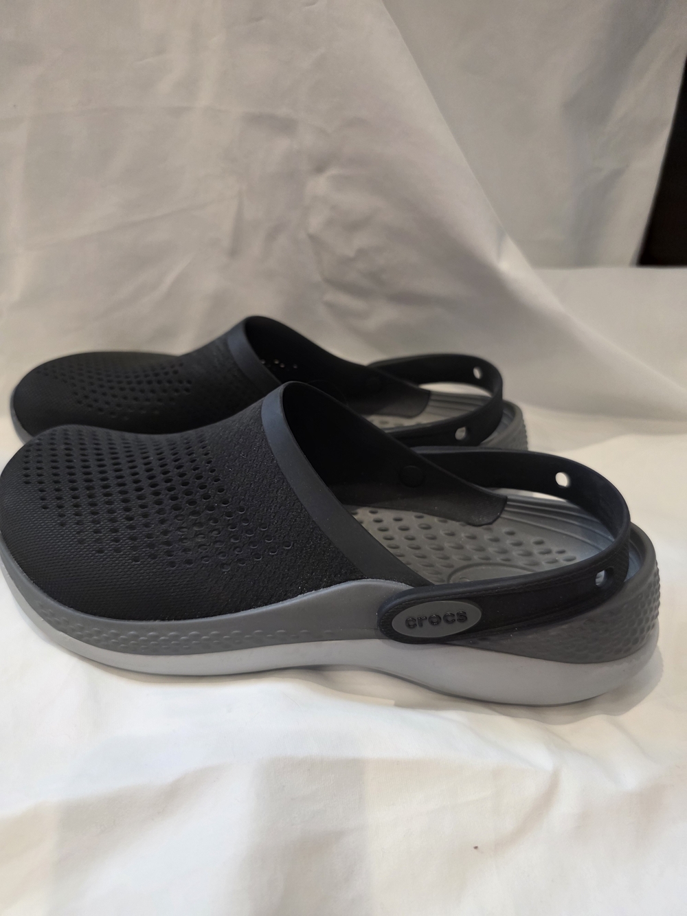 Crocs LiteRide 360 Clog Black Slate Gray 206708-0DD Men’s 10 Women’s 12